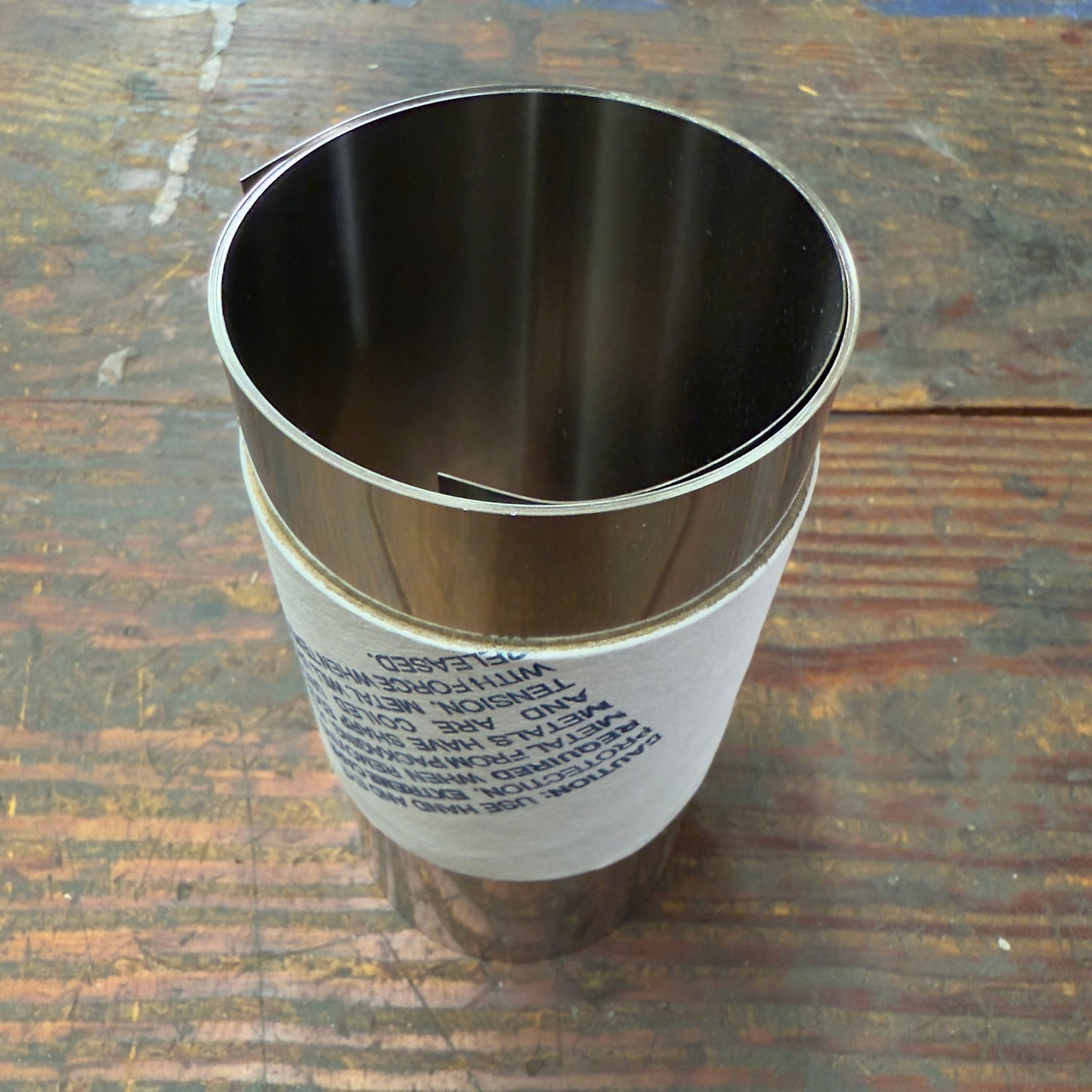 Precision Brand 0.010" Stainless Steel Shim Stock 6" x 50" Roll (22L10)