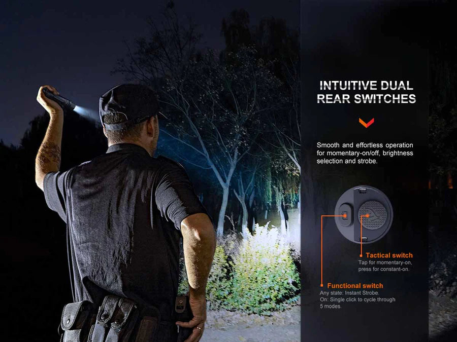Fenix 2800 Lumen PRO Rechargeable Flashlight w/ Bonus MIni-Lite (PD36R)