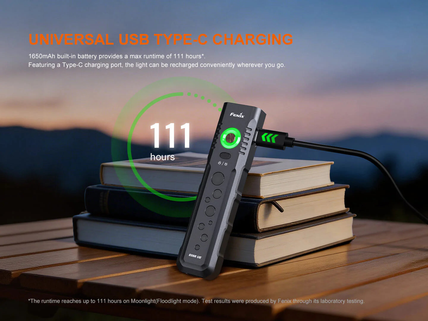 Fenix E08R UE Multi-Light EDC Flashlight With Red Light & Green Laser (E08R-UE)
