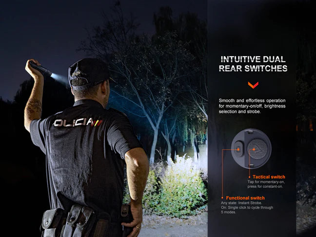 Fenix PD36R Pro 2800 Lumen Flashlight + FREE E03R V2 Keychain Light (D36RPRO-GIFT-E03GY)