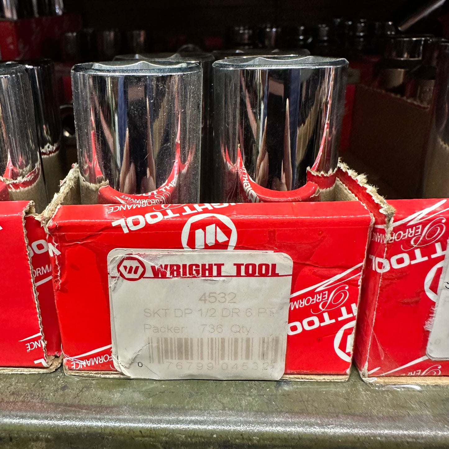 1/2" Dr. Wright 1" - 6 Point Deep Socket #4532 (4532WR)