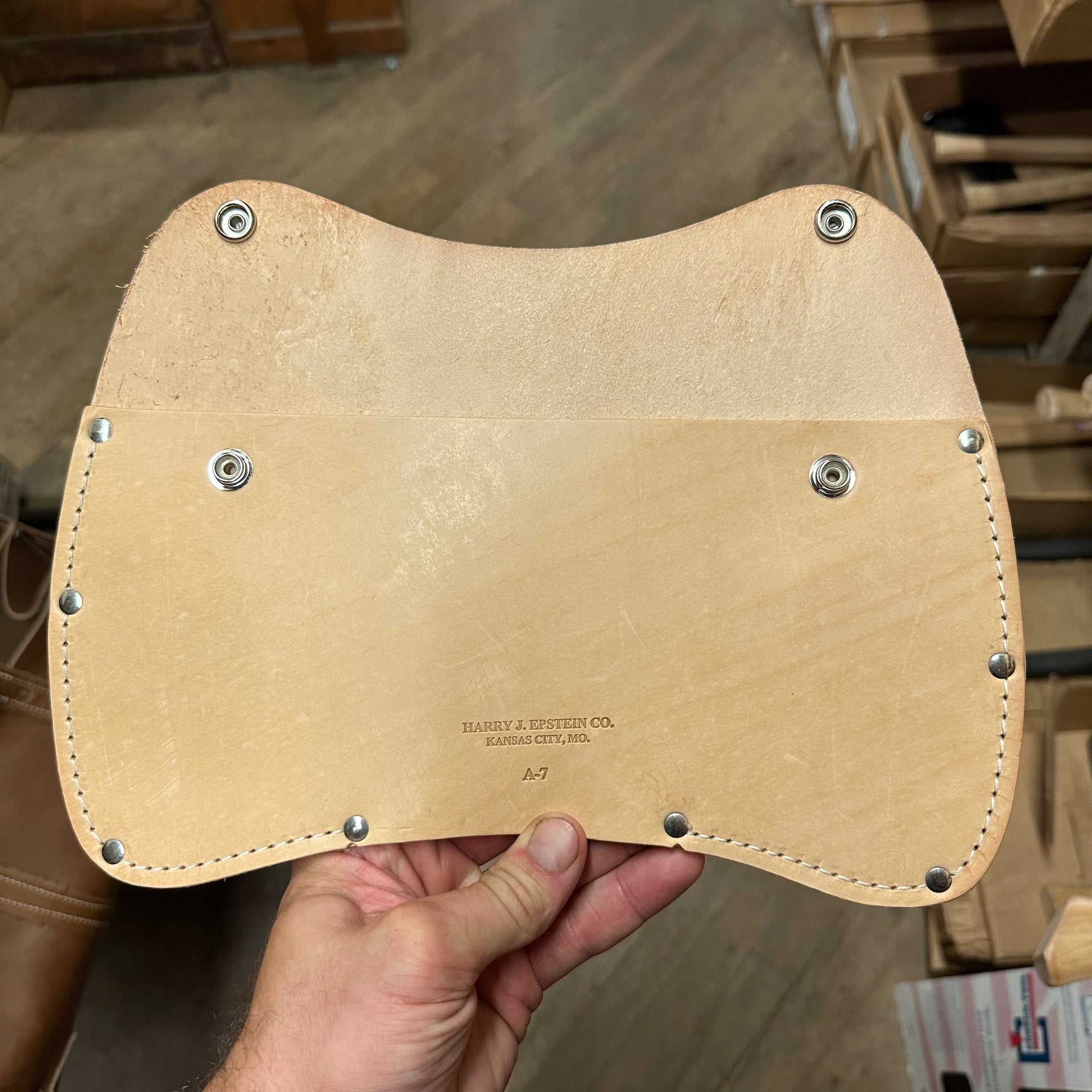 US Made Leather Axe Sheath for Double Bit Axe – Harry J. Epstein Co. US Made Leather Axe Sheath for Double Bit Axe – Harry J. Epstein Co.