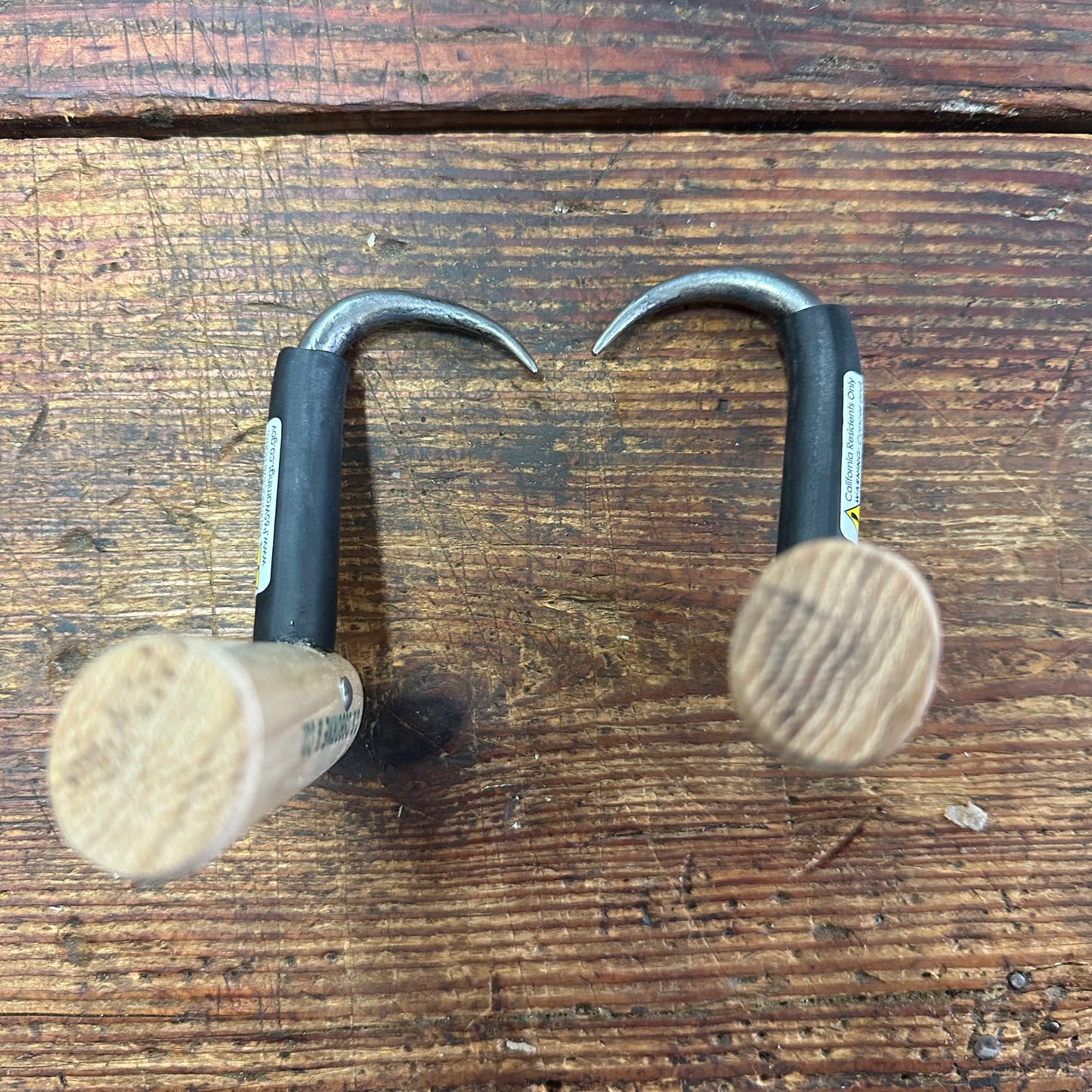 C.S. Osborne Coffee Hooks, Pair,  Left & Right Hand (292-O)