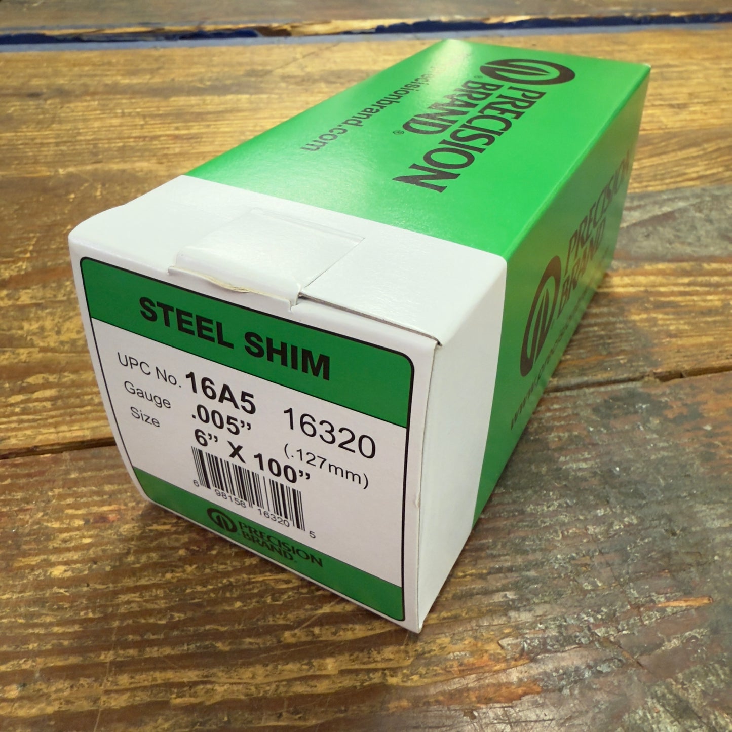 Precision Brand 0.005" Steel Shim Stock 6" x 100" Roll (16A5)