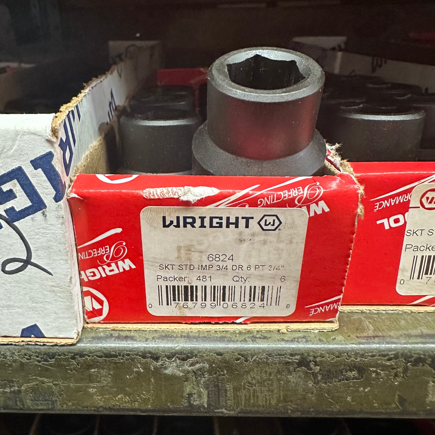 3/4" Dr. Wright 3/4" - 6 Pt. Standard Impact Socket (6824WR)