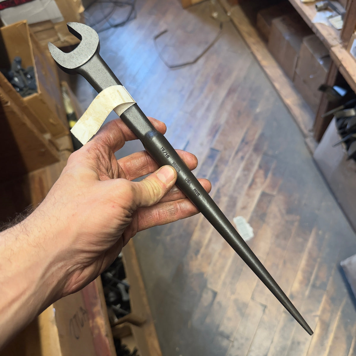 Martin 15/16" Drop Forged Construction Wrench Industrial Black (206C)