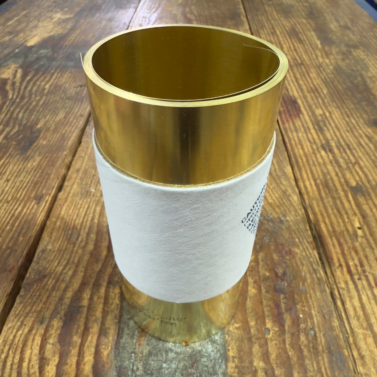 Precision Brand 0.010" Brass Shim Stock 6" x 100" Roll (17S10)