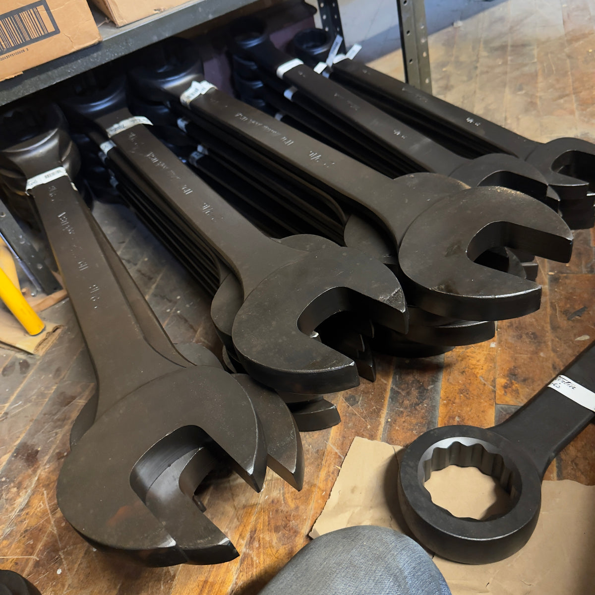 Martin 2-9/16" Drop Forged Long Pattern CombinationWrench 12pt. Industrial Black (BLK1197)
