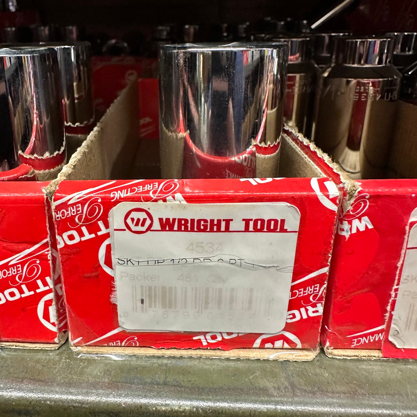1/2" Dr. Wright 1-1/16" - 6 Point Deep Socket #4534 (4534WR)