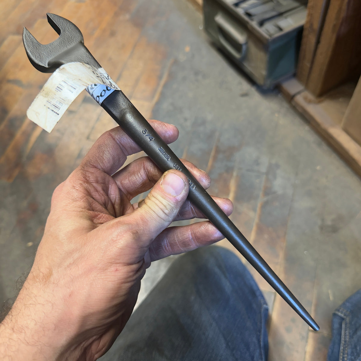 Martin 3/4" Offset Open Structural Wrench Industrial Black (904A)
