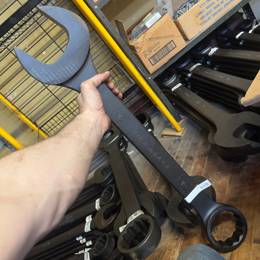 Martin 3-1/2" Drop Forged Long Pattern Combination Wrench 12pt. Industrial Black (BLK1199B)
