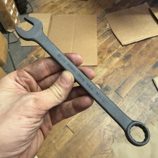 Martin 16MM Drop Forged Long Pattern Combination Wrench 12pt. Industrial Black (BLK1116MM)