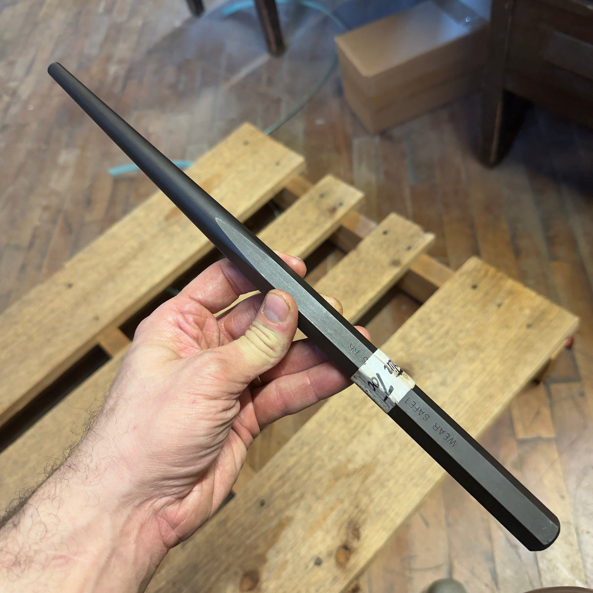 Martin 3/8" x 15" Long Taper Punch Industrial Black (P34)