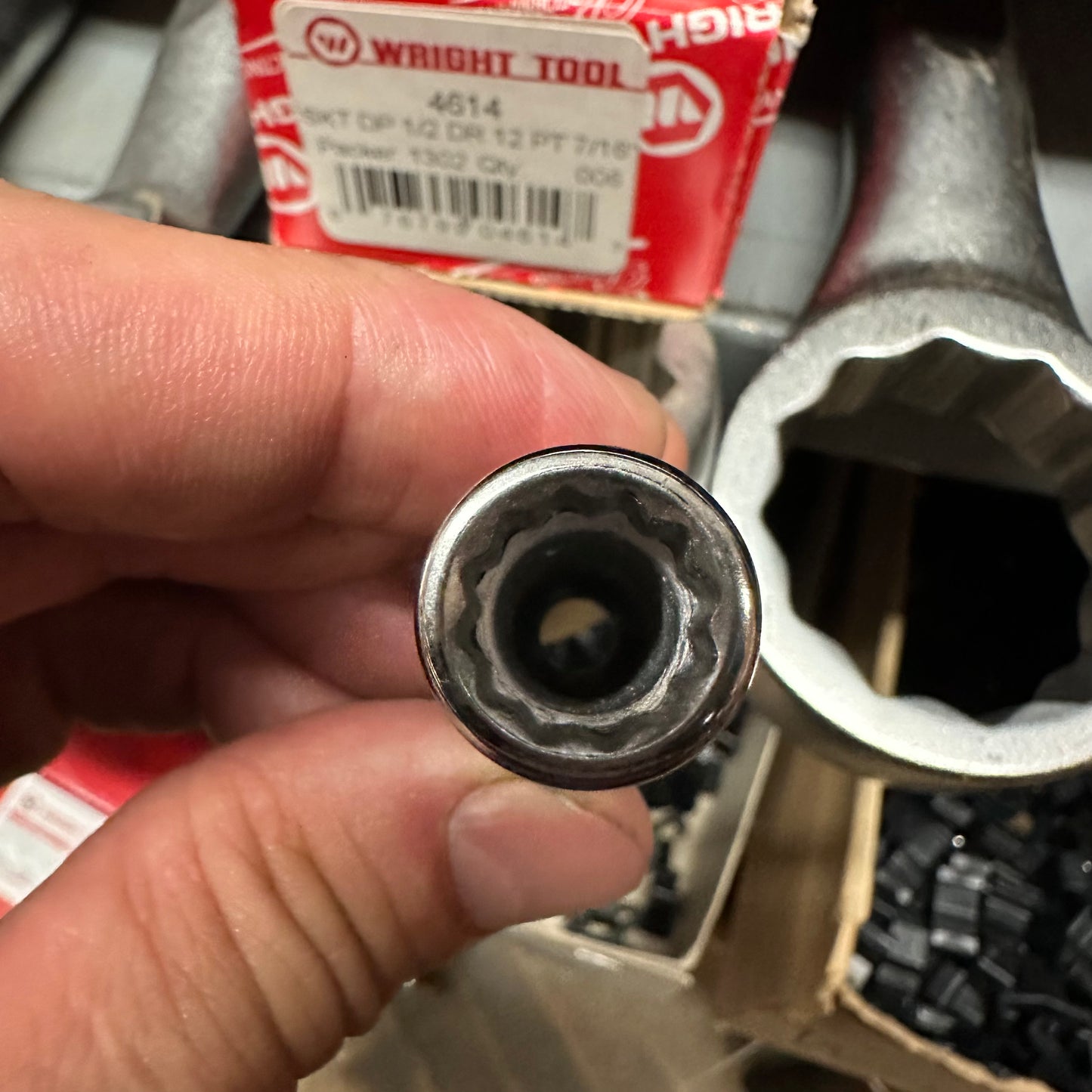 1/2" Dr. Wright 7/16" - 12 Point Deep Socket #4614 (4614WR)