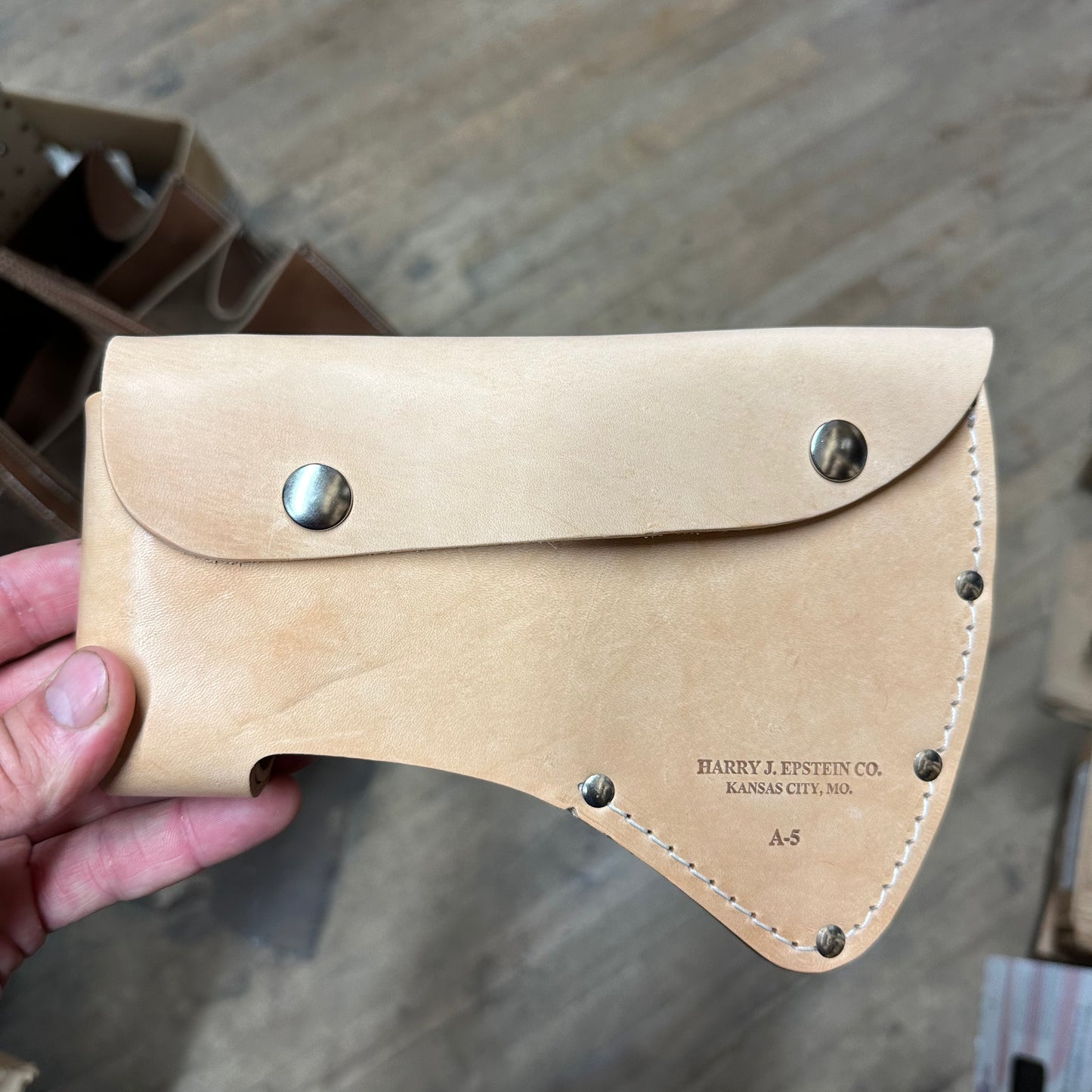 US Made Leather Axe Sheath for Single Bit Axe (A5)
