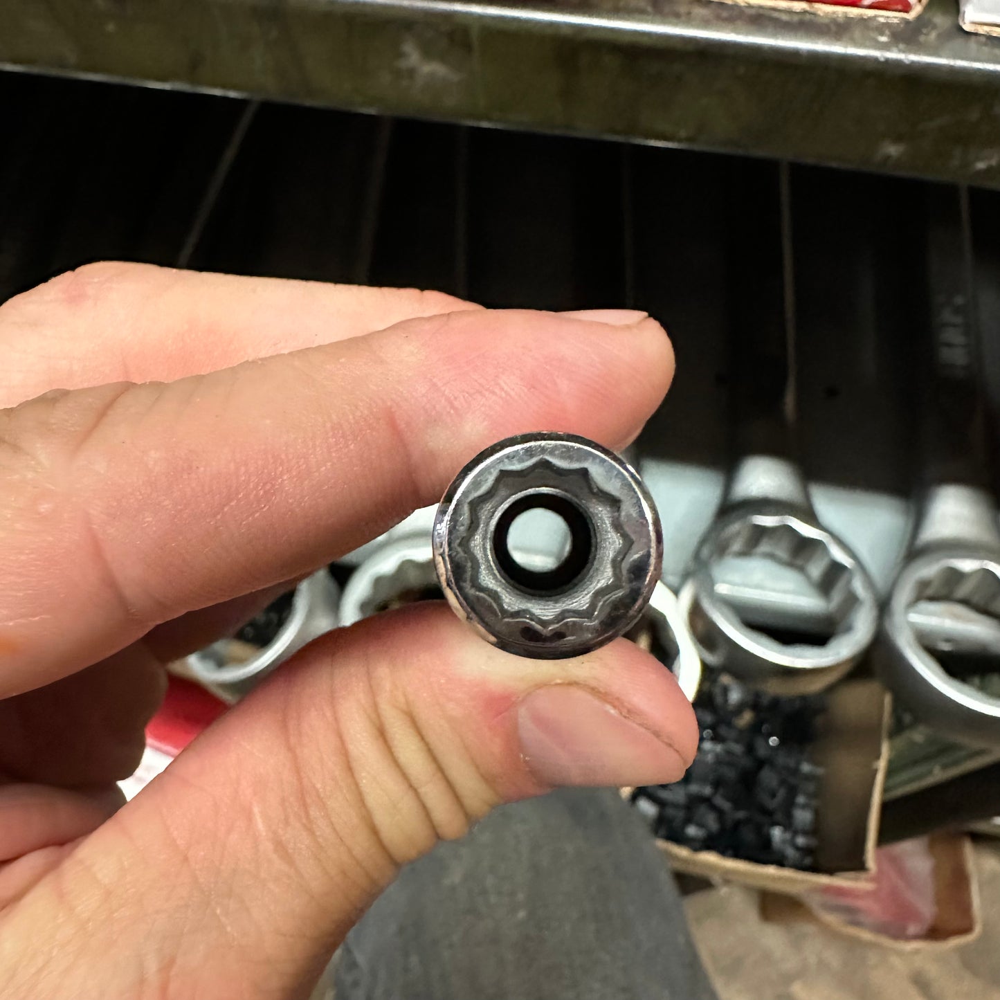 1/2" Dr. Wright 3/8" - 12 Point Deep Socket #4612 (4612WR)