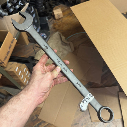 Martin 1-3/8" Drop Forged Long Pattern Combination Wrench 12pt. Industrial Black (BLK1175)