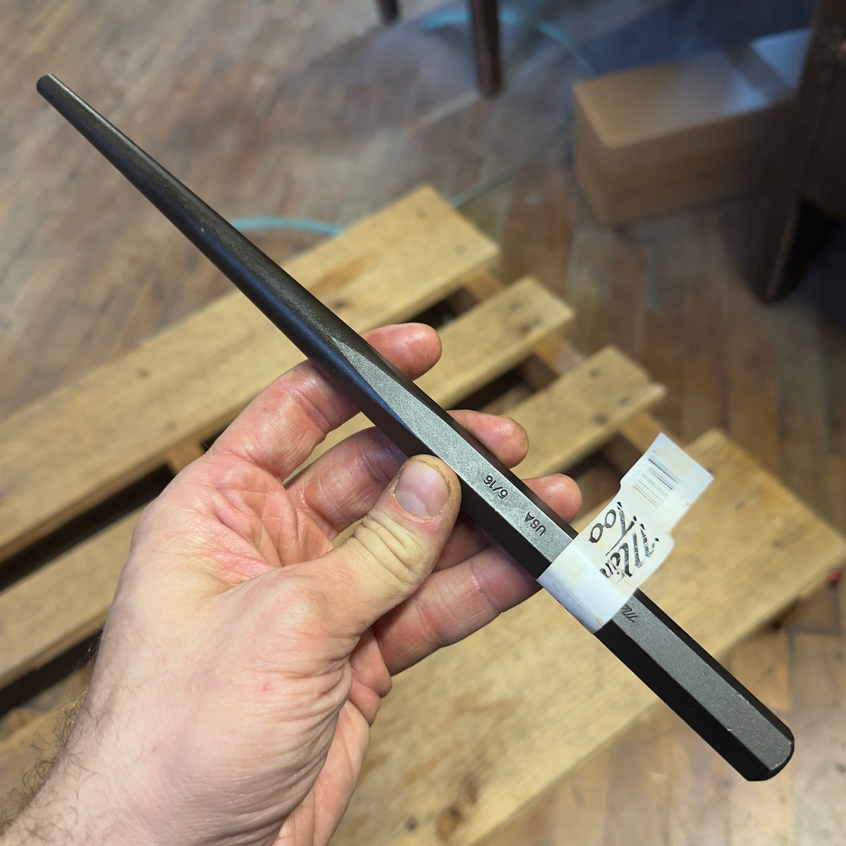 Martin 5/16" x 12" Long Taper Punch Industrial Black (P28)