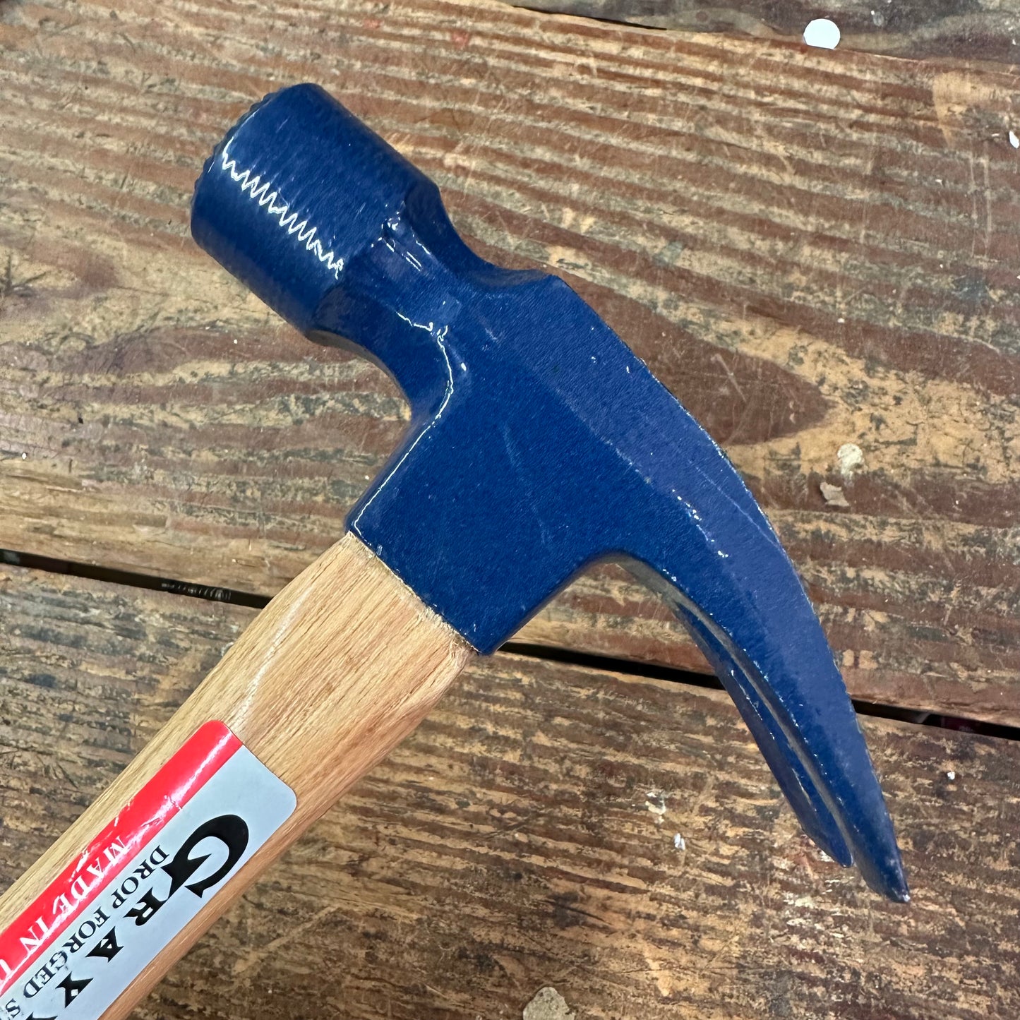 Vaughan 2nd / Grayvik 20 oz USA Milled-Face Long Rip Hammer (90052)