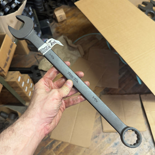 Martin 1-3/16" Drop Forged Long Pattern Combination Wrench 12pt. Industrial Black (BLK1172A)