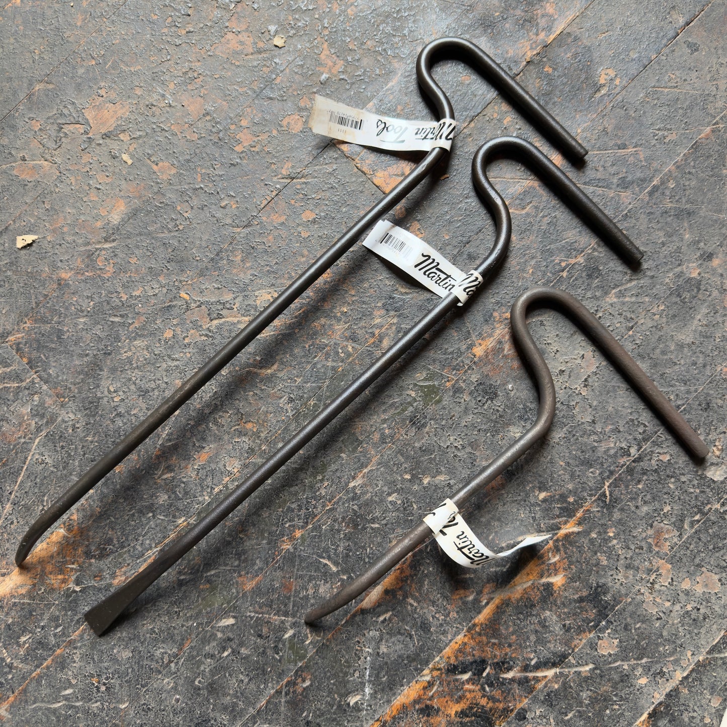 Martin 3 Pc. Body Pick Chisel Set - 12", 18", 16" (1000PK)