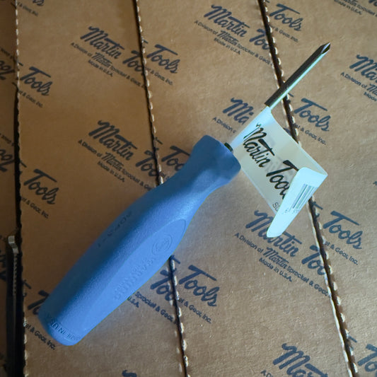Martin #1 x 3" Round Shank Precision Head Phillips Screwdriver (SDP3-1)
