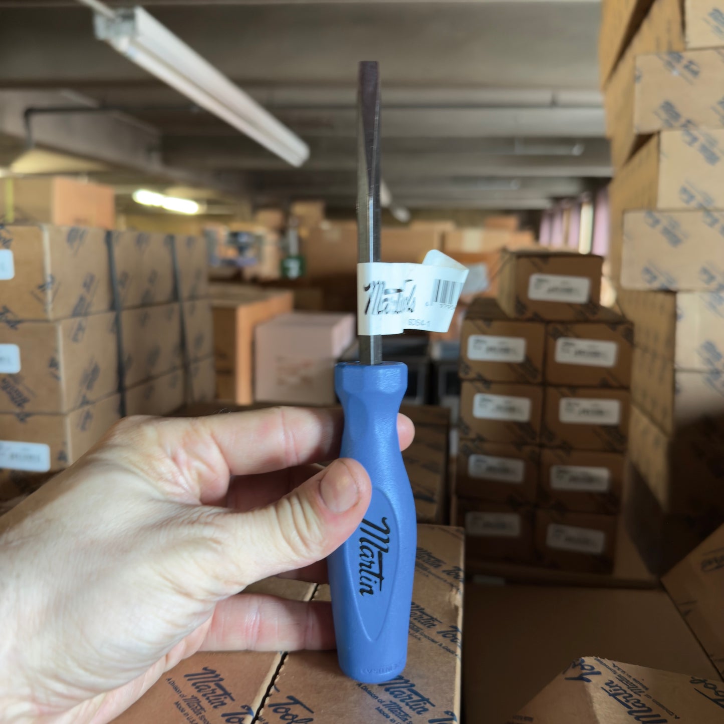 Martin Slotted 1/4" x 4" Square-Blade Screwdriver (SDS4-1)