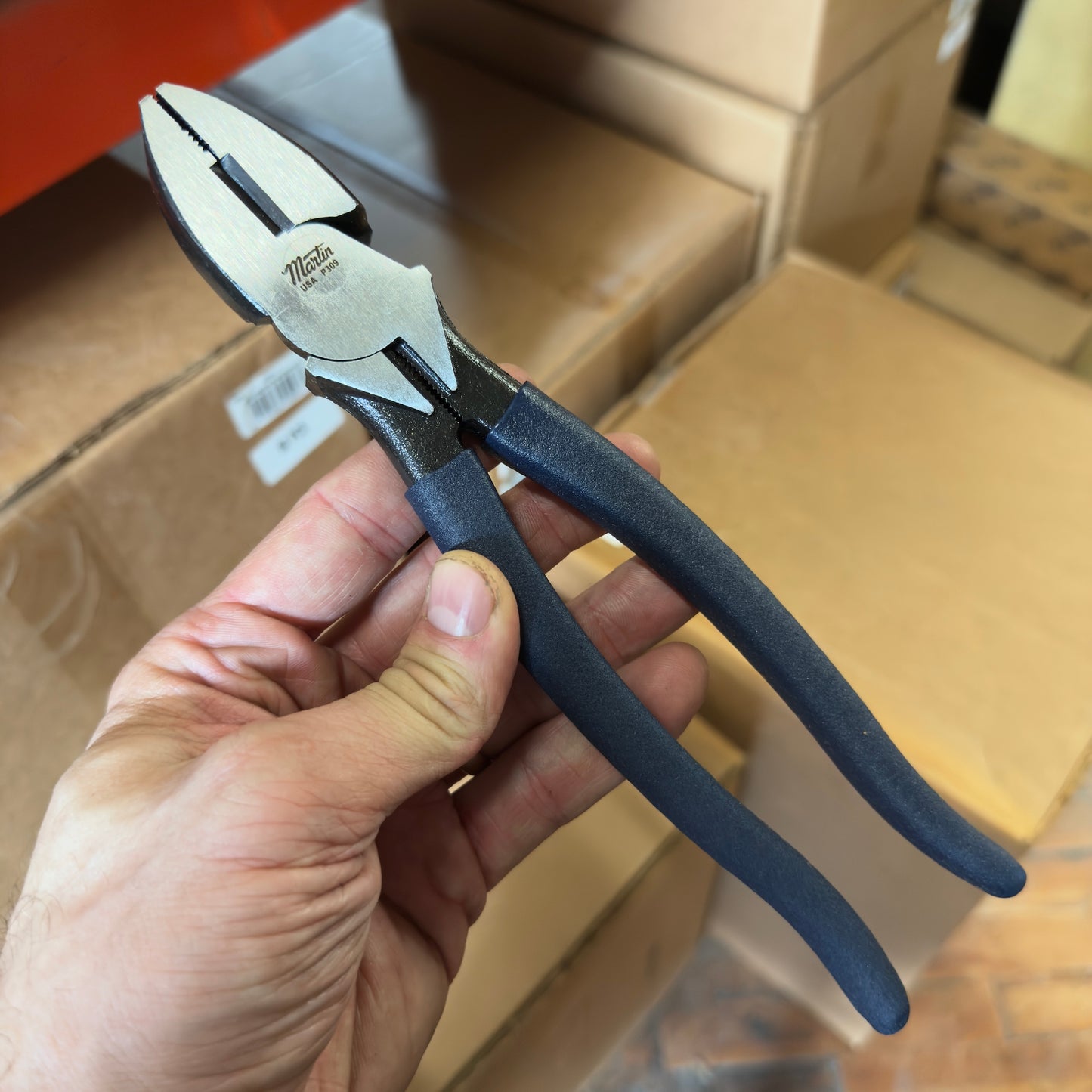 Martin 9-1/4" New England Pattern Lineman's Pliers (P309)