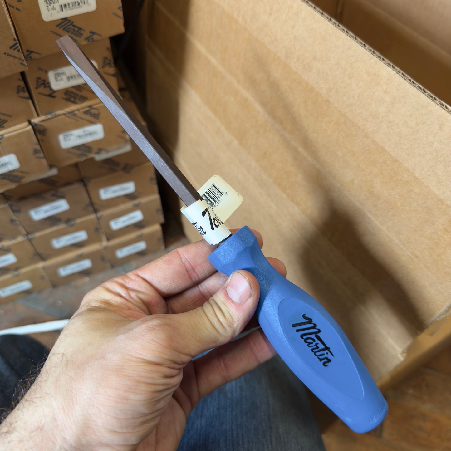Martin Slotted 5/16" x 6" Square-Blade Screwdriver (SDS6-1)