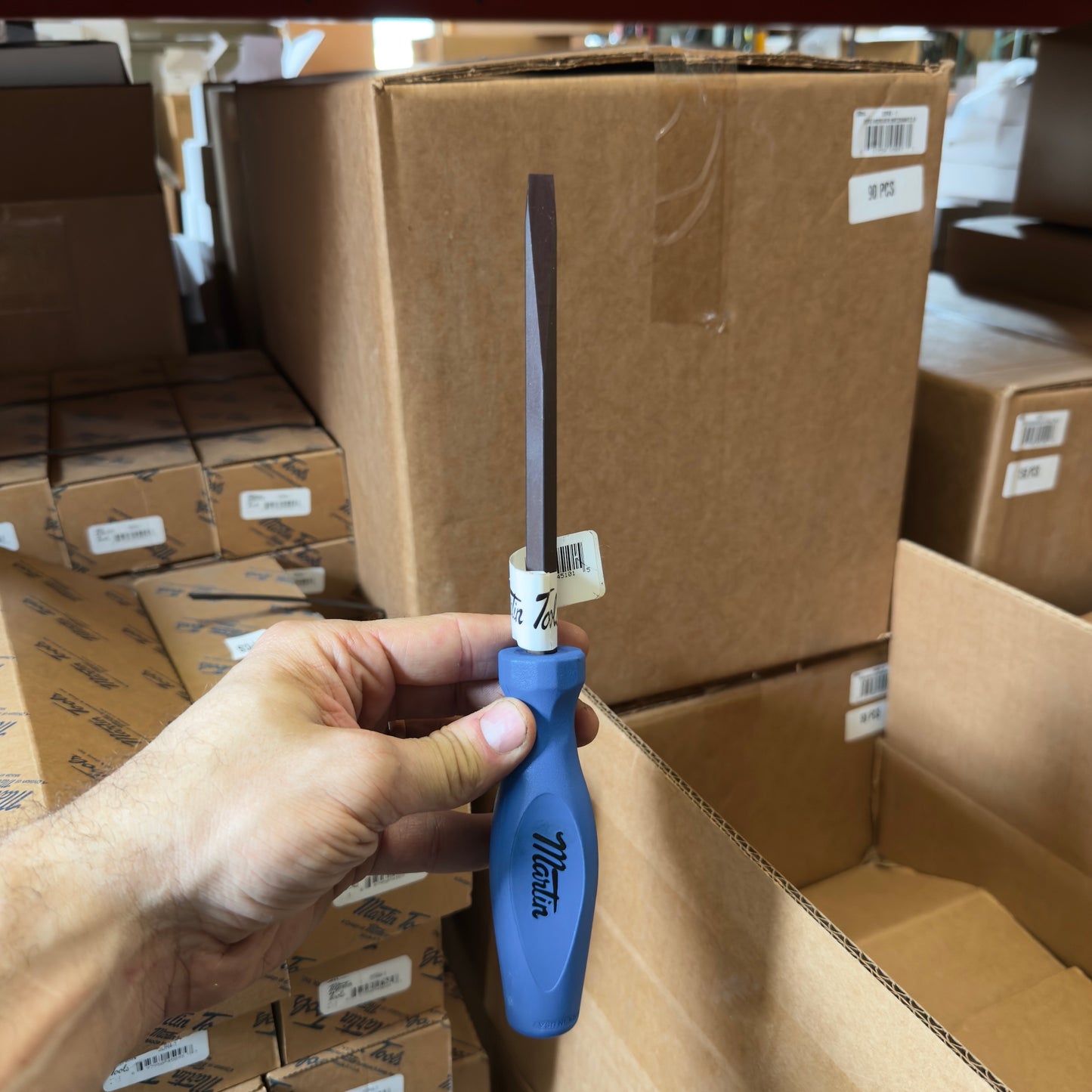 Martin Slotted 5/16" x 6" Square-Blade Screwdriver (SDS6-1)