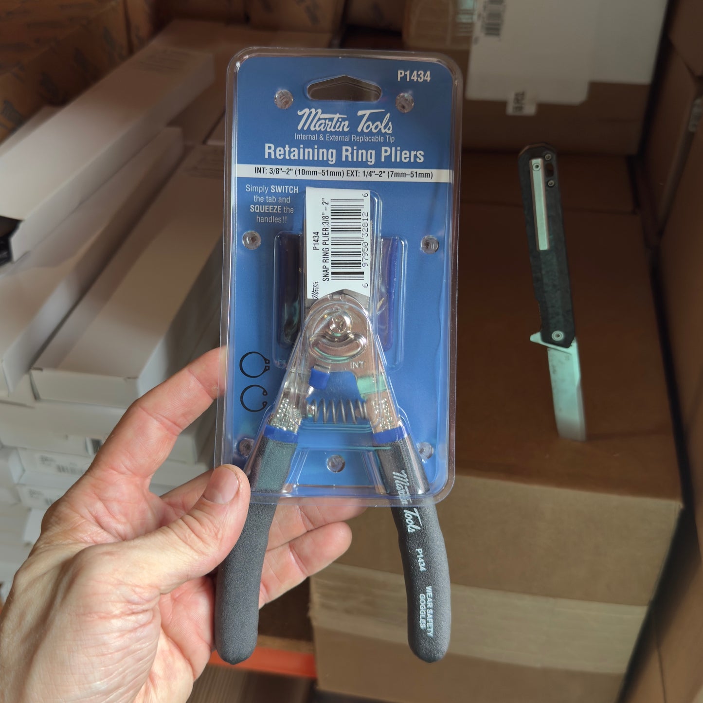 Martin Quick Switch Retaining Ring Snap Ring Plier Set P1434 (P1434)