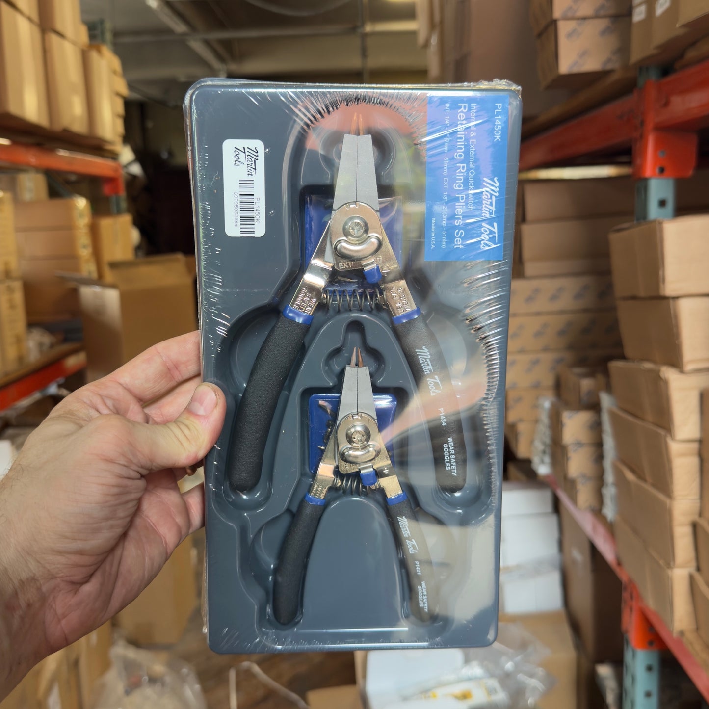 Martin 2pc. Snap Right Plier Set w/ Foam Tray (PL1450K)