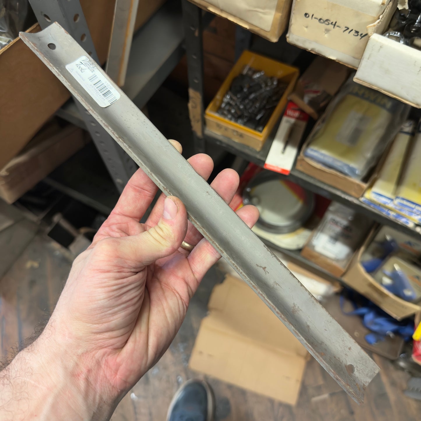 Martin Straight Shell Vixen Milled Curved Tooth Half Round File (1163F)