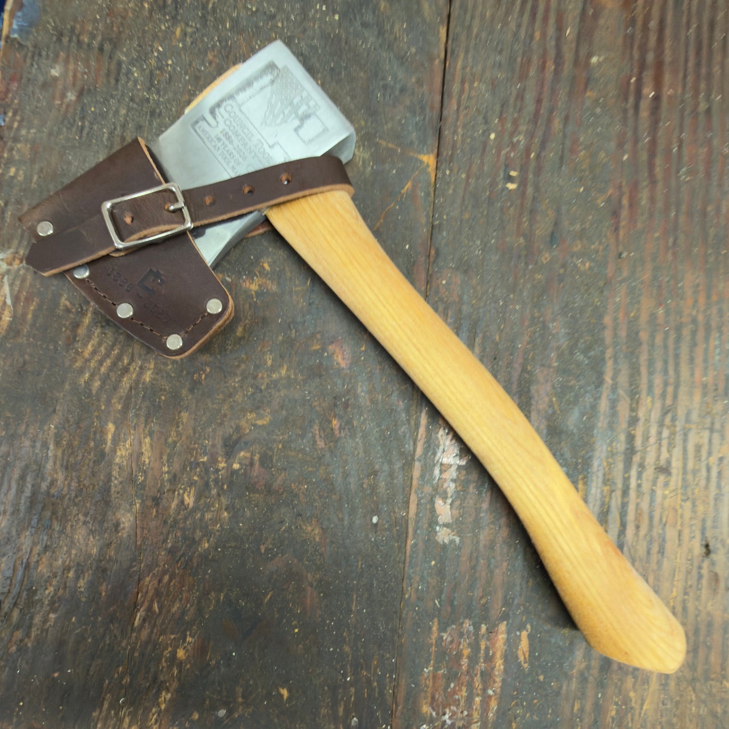 Council Tool 1.75lbs 140th Anniversary Commemorative Scout Hatchet w/14″ Curved Premium 14C Handle (175SCT-COMM)