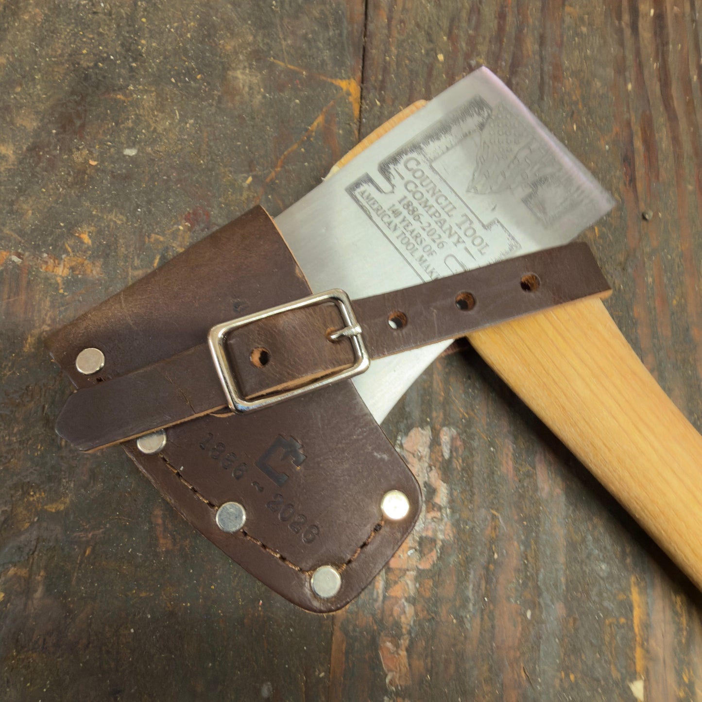 Council Tool 1.75lbs 140th Anniversary Commemorative Scout Hatchet w/14″ Curved Premium 14C Handle (175SCT-COMM)