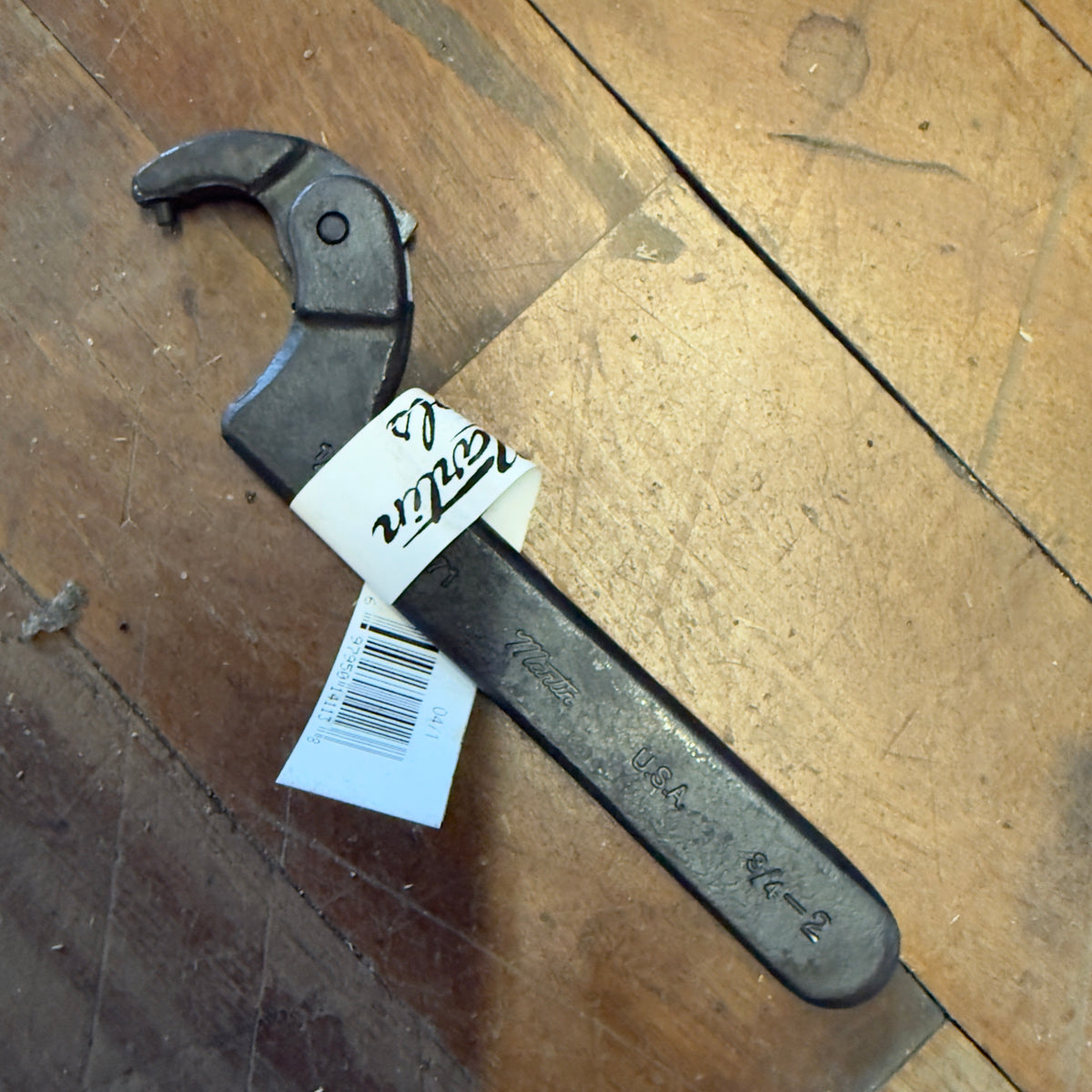 Martin 6-1/2" Adjustable Pin Spanner 3/4" - 2" Capacity 1/8" Pin Length (0471)