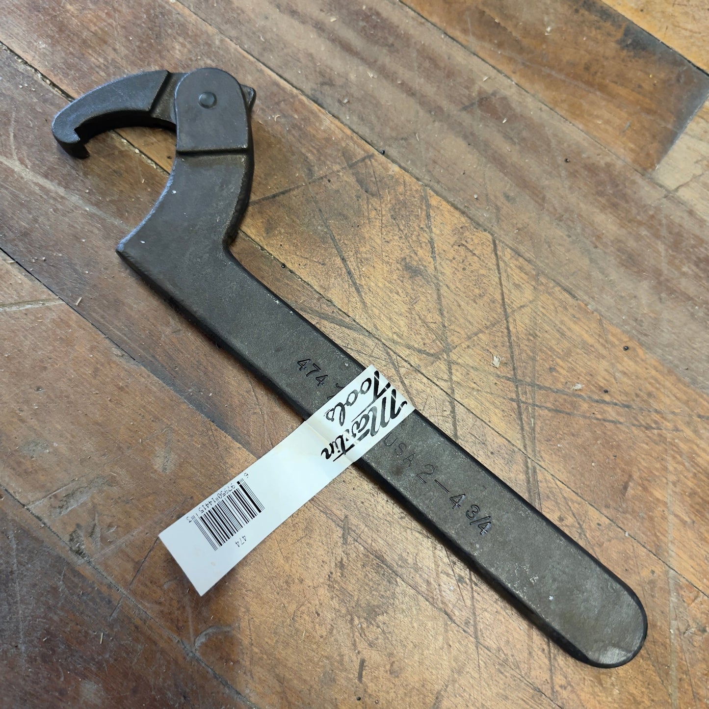 Martin Adjustable 11" Hook Spanner 2" - 4-3/4" Capacity (474)
