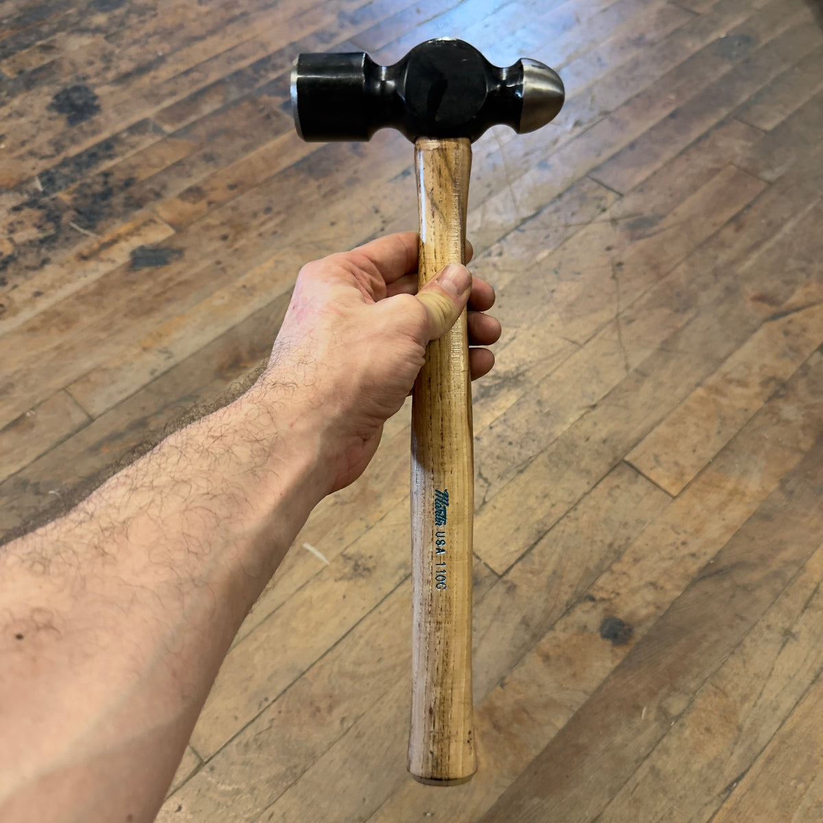 Martin 48 oz Standard Ball Pein G-Series Hammer - Wooden Handle (110G)