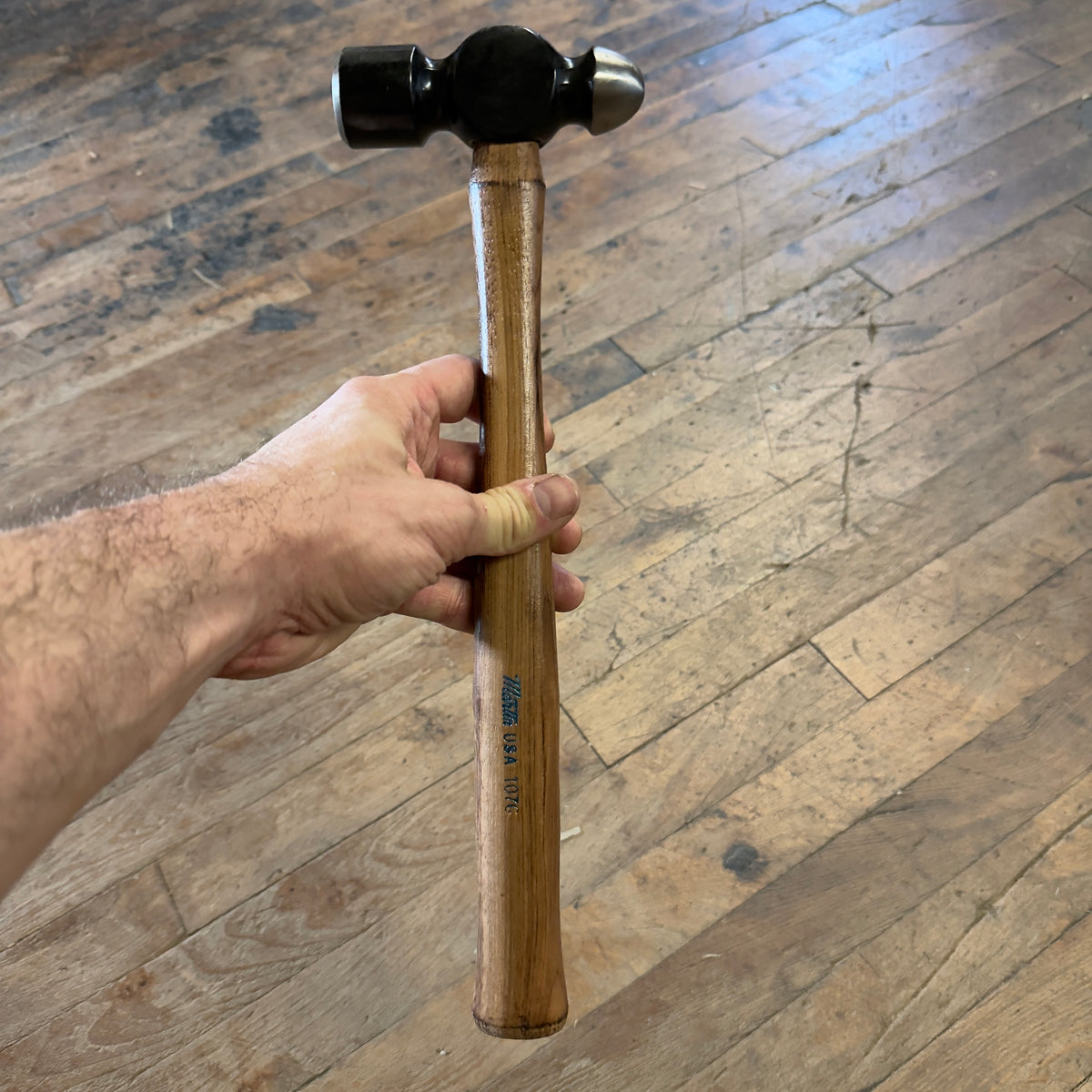 Martin 24 oz Standard Ball Pein G-Series Hammer - Wooden Handle (107G)
