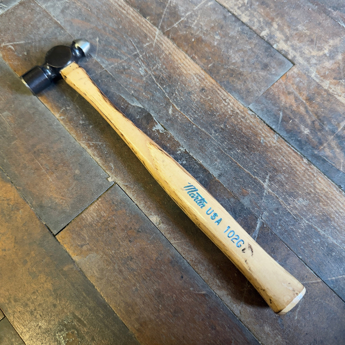 Martin 4 oz Standard Ball Pein G-Series Hammer - Wooden Handle (102G)