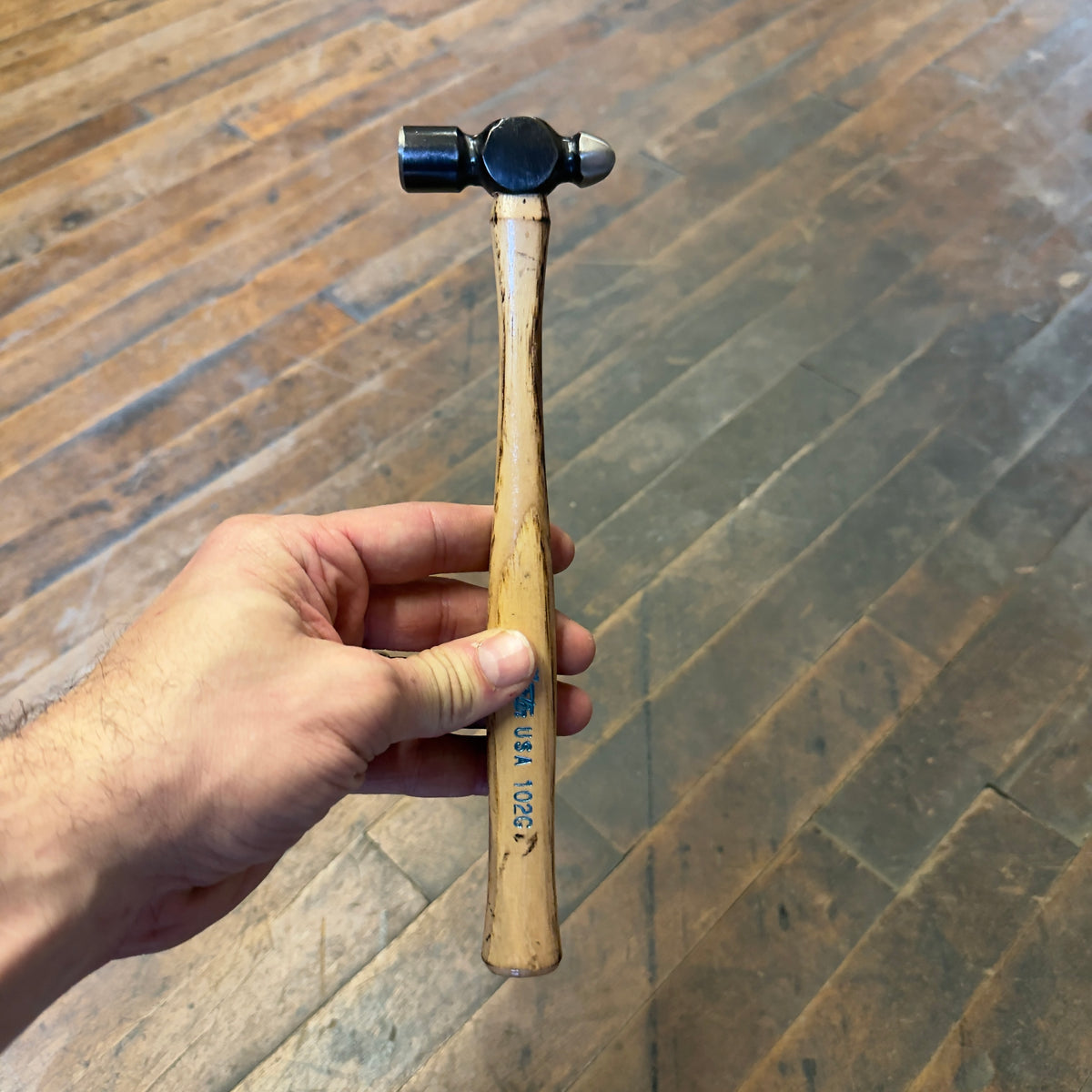 Martin 4 oz Standard Ball Pein G-Series Hammer - Wooden Handle (102G)