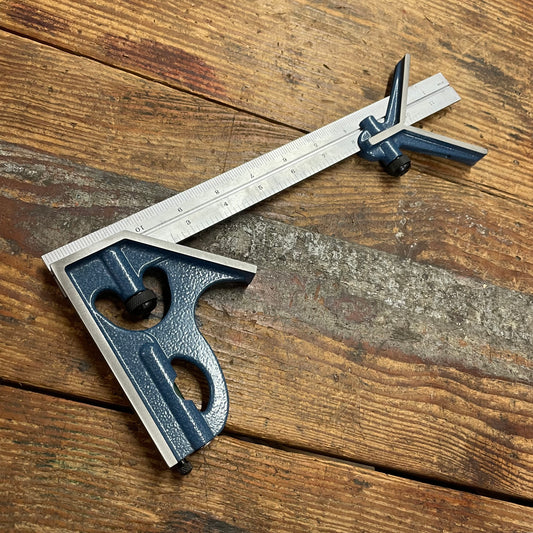 PEC 12" 3pc Combination Square (4R) USA (7142-4R)