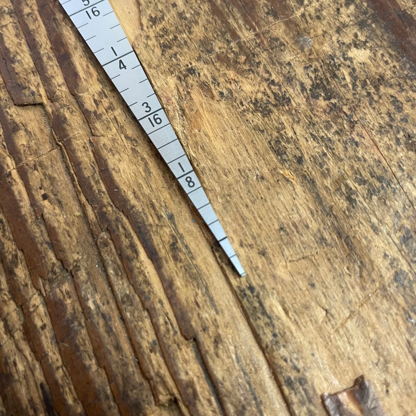 Shinwa Stainless Steel Fractional  Taper Gauge 1/16" - 5/8" (62606)