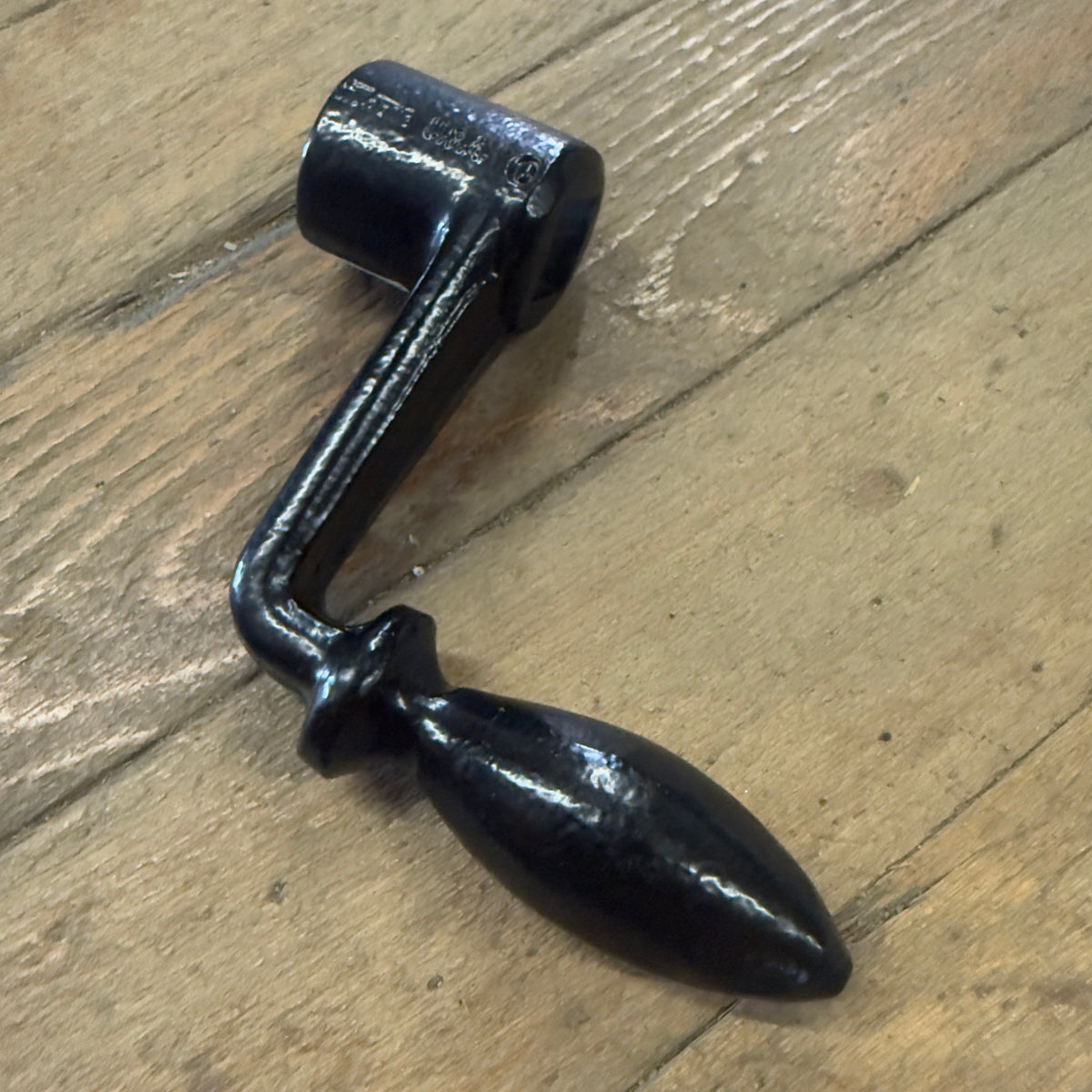 Martin 1/2" Squared Broached Crank Handle 3-1/8" OAL - Blk Powder Coat (CH0BC)