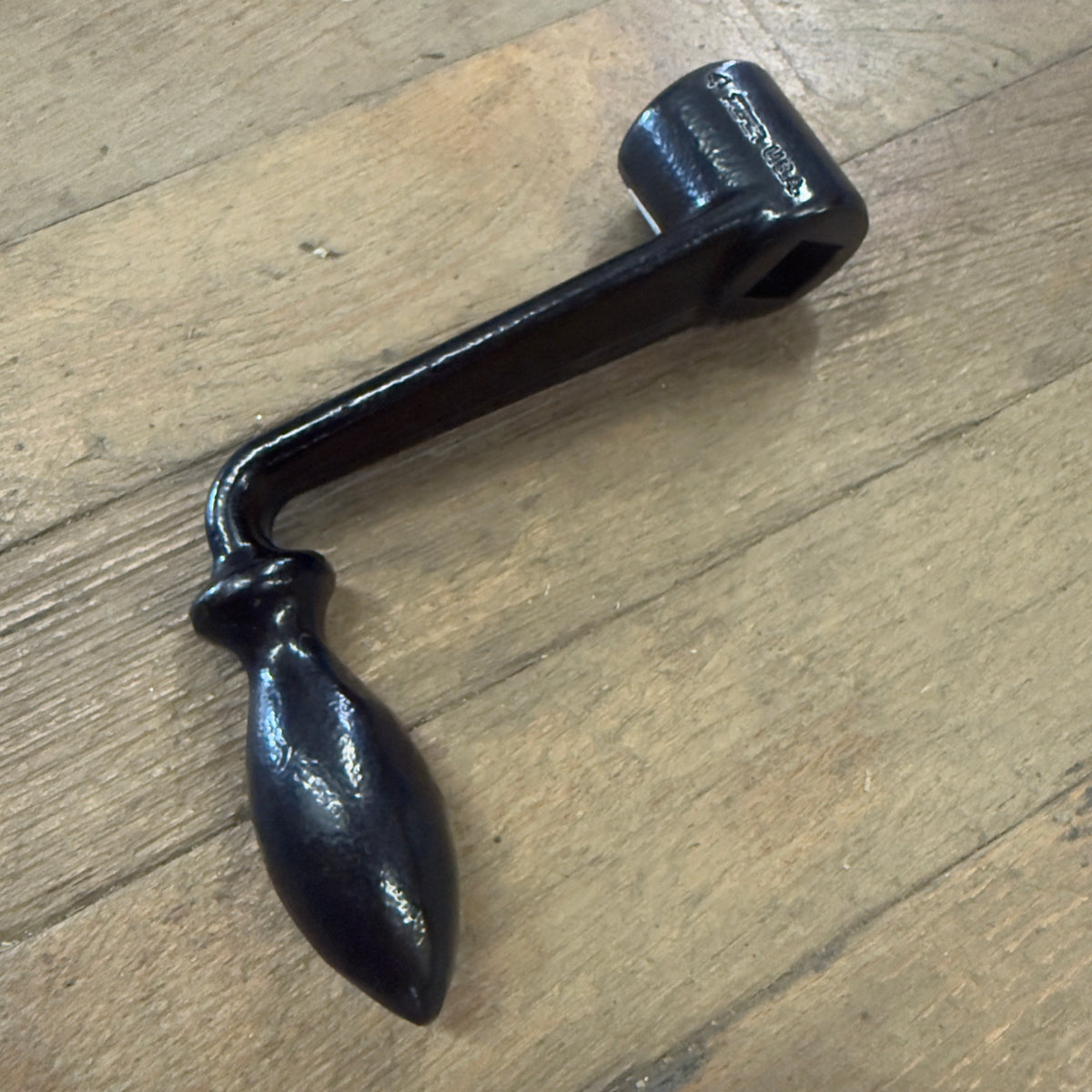 Martin 9/16" Squared Broached Crank Handle 5-1/8" - Blk Powder Coat (CH4BC)