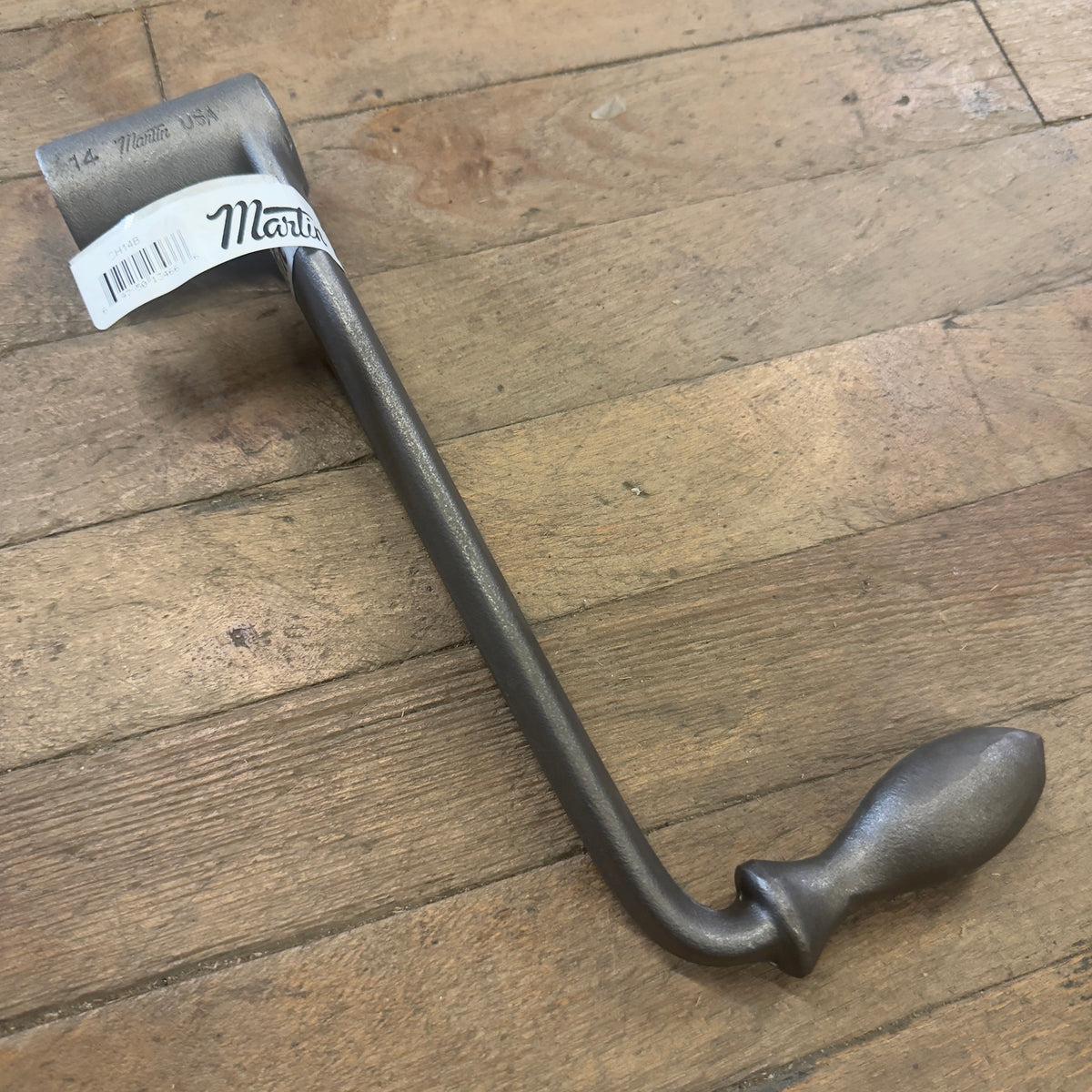 Martin 7/8" Squared Broached Crank Handle 10-1/2" OAL - Natural Finish (CH14B)
