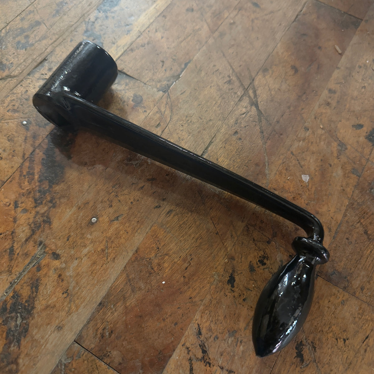 Martin 7/8" Squared Broached Crank Handle 9-3/8" OAL - Blk Powder Coat (CH12BC)