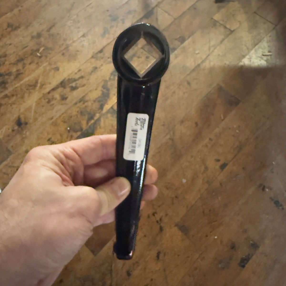 Martin 7/8" Squared Broached Crank Handle 9-3/8" OAL - Blk Powder Coat (CH12BC)