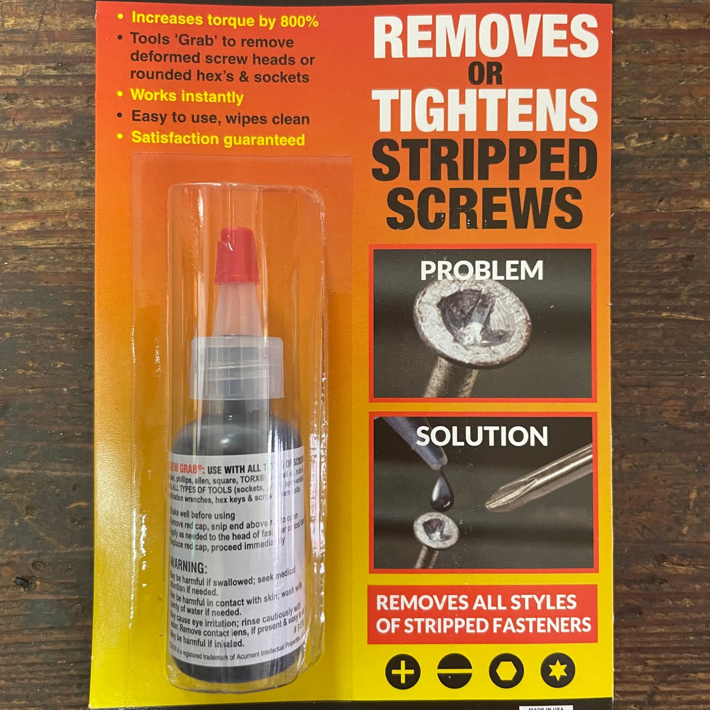 Bondhus Screw Grab® Friction Drops (94205)