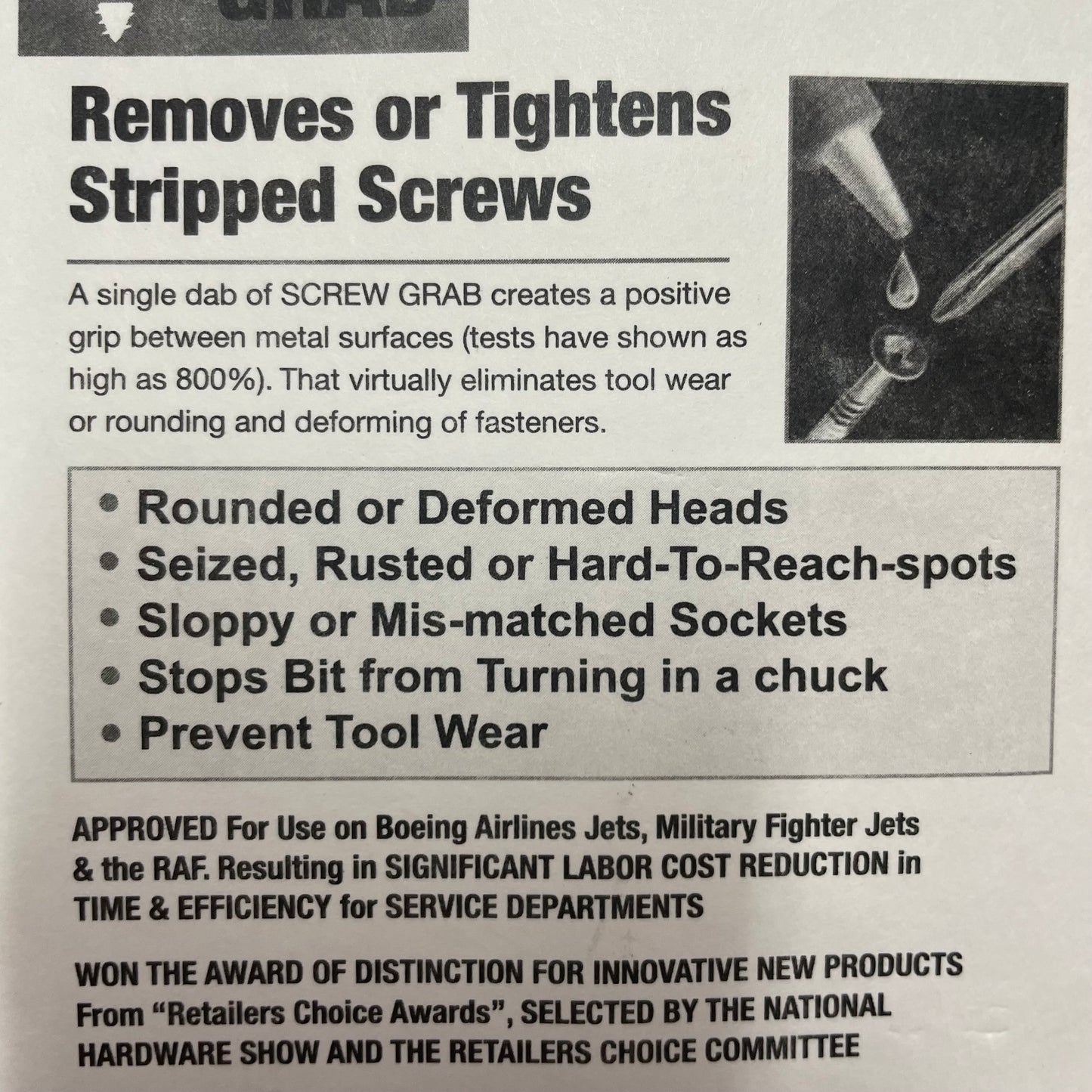Bondhus Screw Grab® Friction Drops (94205)